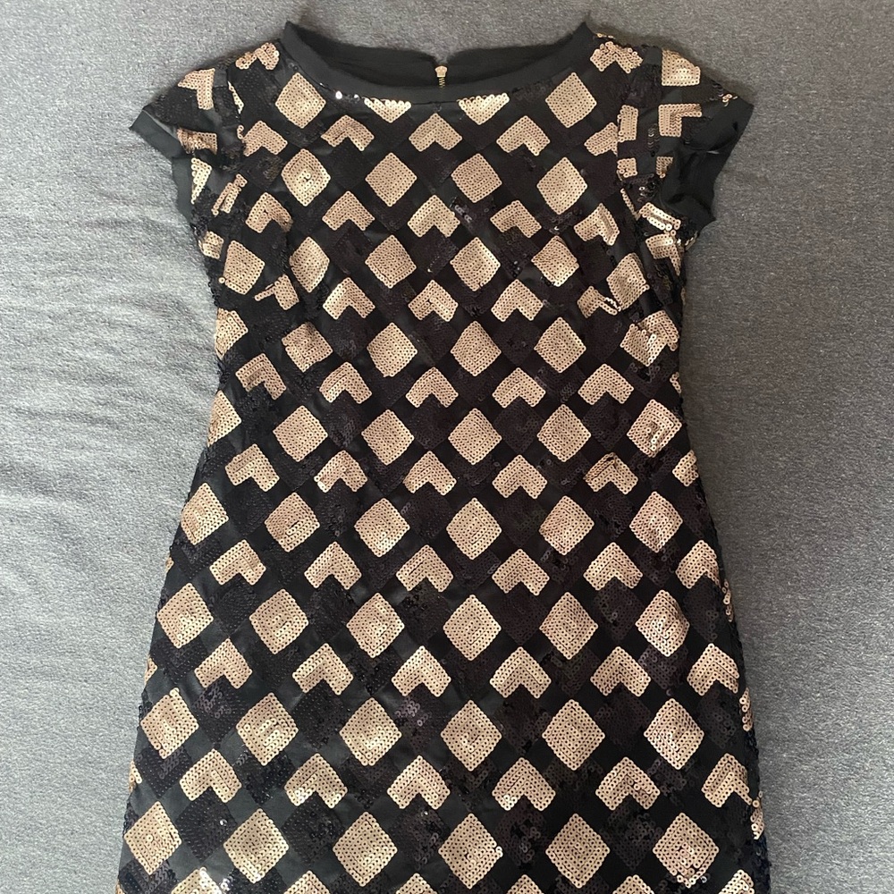 Nordstrom Black and Gold Dress